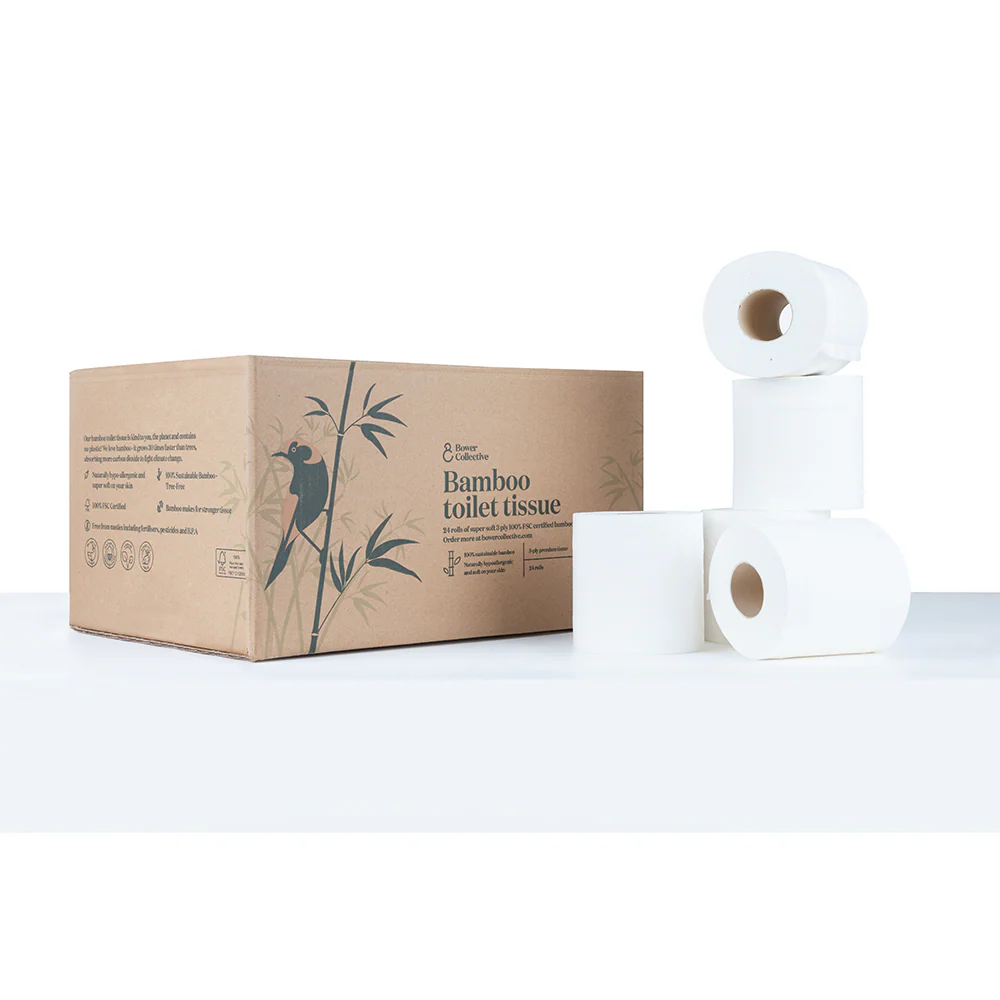 Bower Bamboo Toilet Tissue - 24 rolls - Image 7