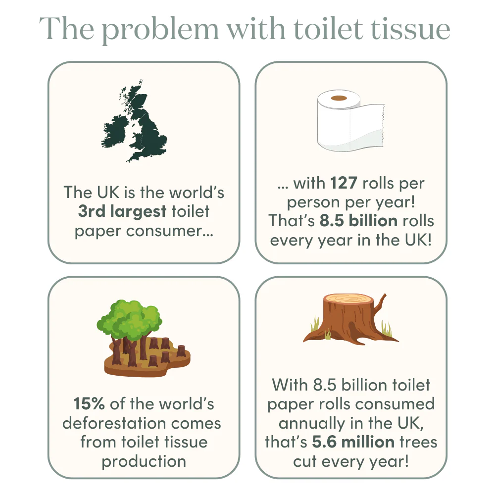 Bower Bamboo Toilet Tissue - 24 rolls - Image 5