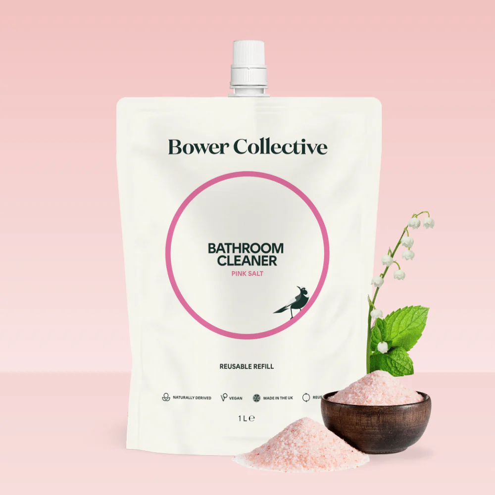 Bower Bathroom Cleaner Pink Salt Refill 1L - Image 5