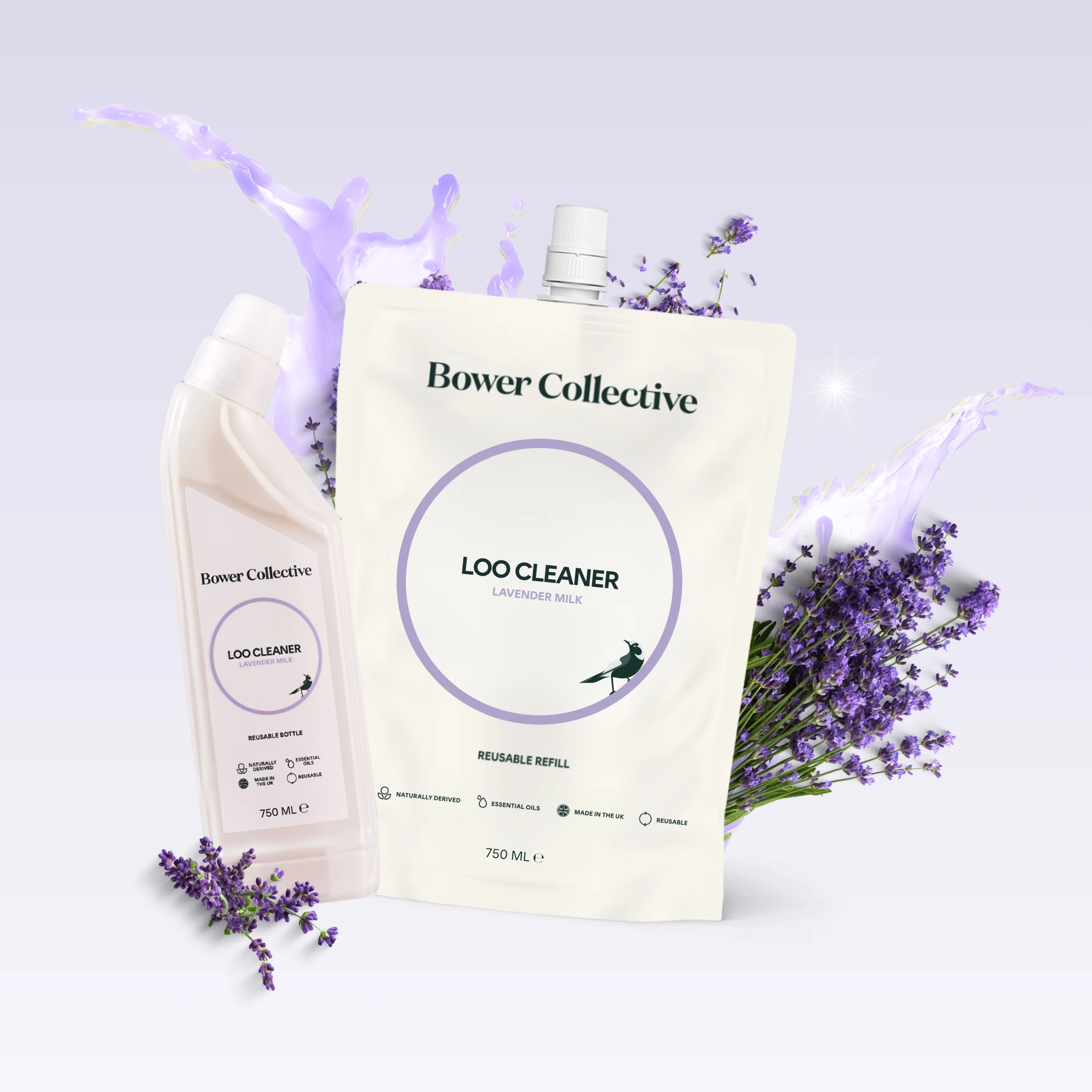Bower Collective - Loo Cleaner - Lavender Milk - 750ml - Image 5