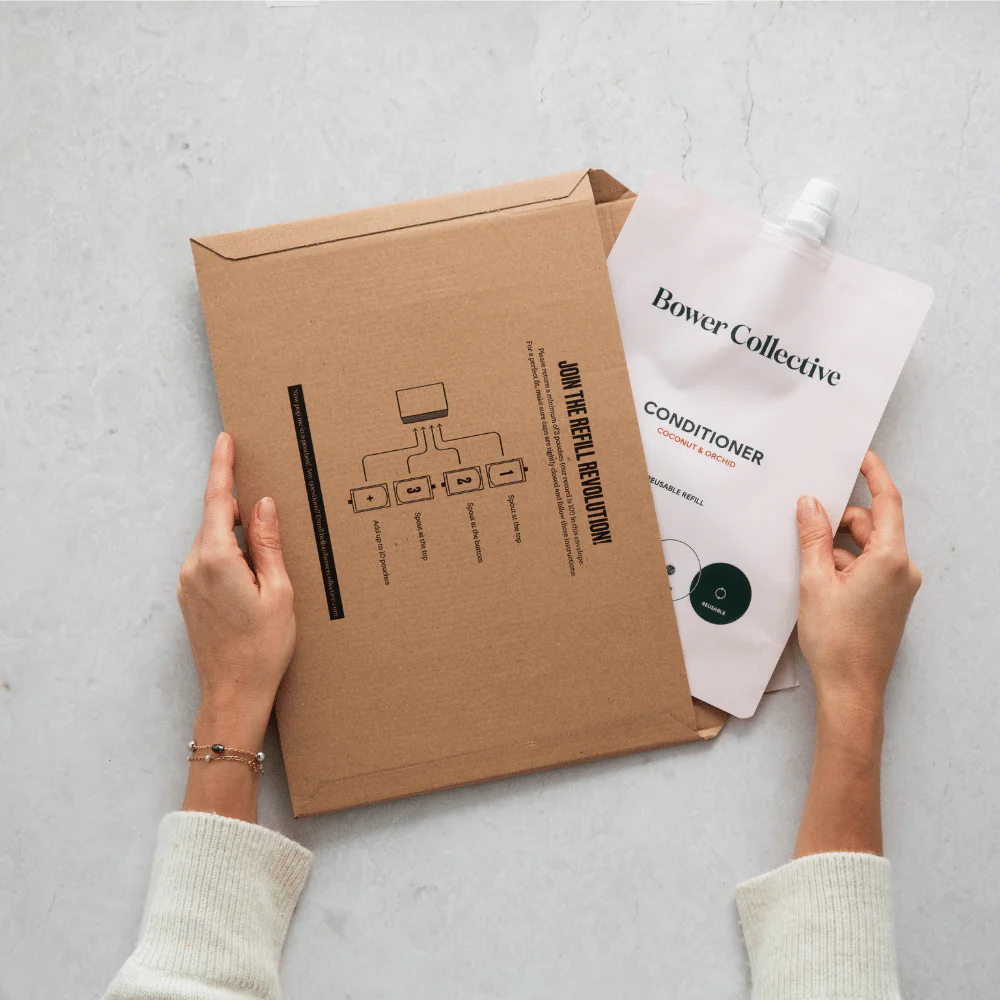 Bower Conditioner Refill – Dahlia & Vanilla 1L - Image 8