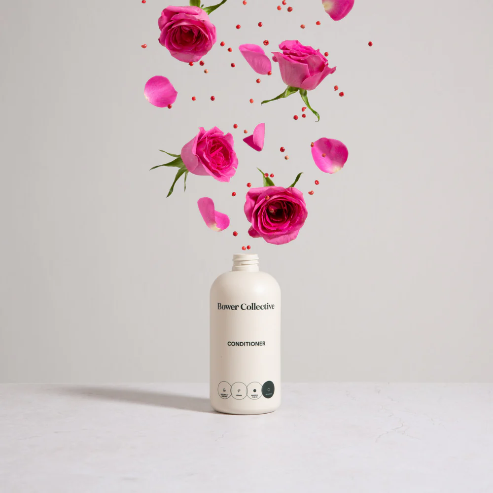Bower Conditioner Refill - Rose & Pink Pepper 1L - Image 5