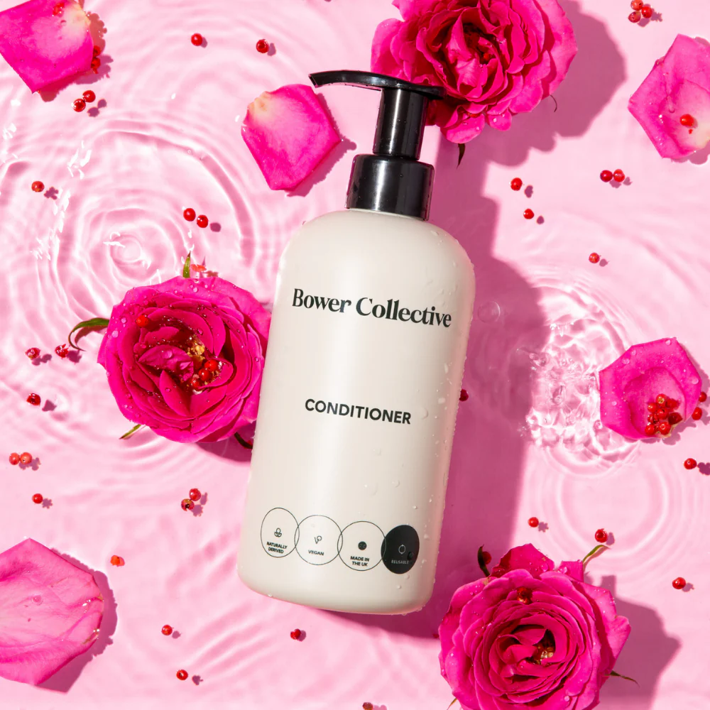 Bower Conditioner Refill - Rose & Pink Pepper 1L - Image 6