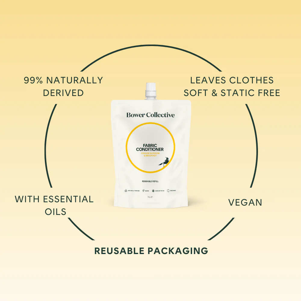 Bower Fabric Conditioner - Orange Blossom & Bergamot 1L - Image 3
