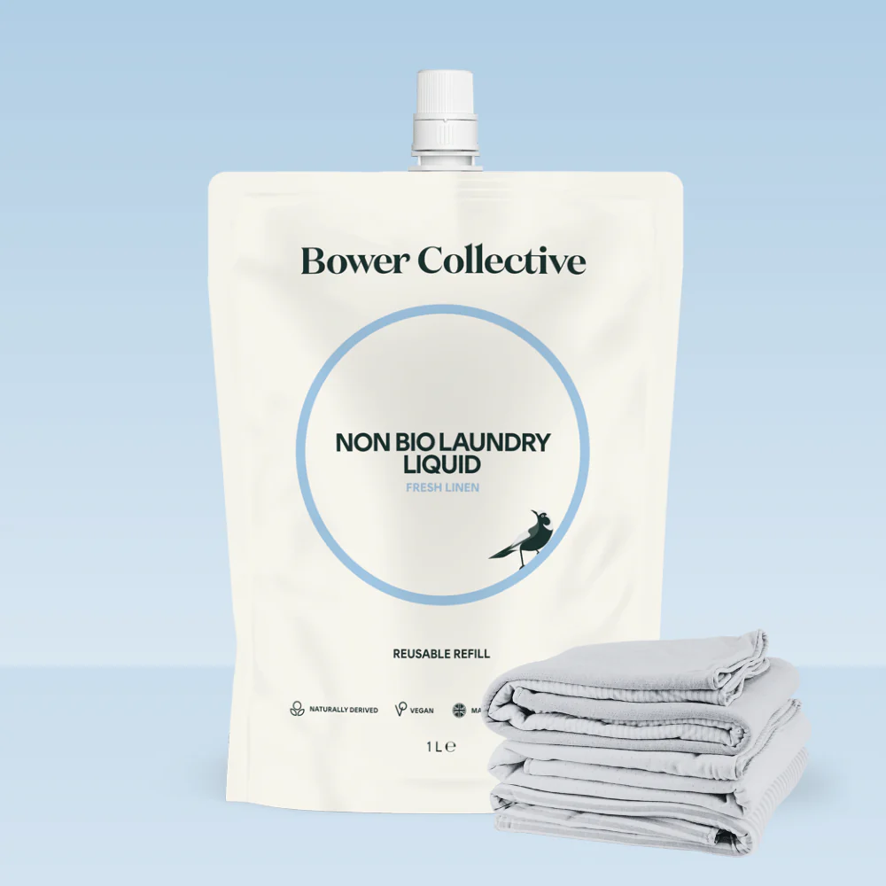 Bower Non-Bio Laundry Liquid Refill – Fresh Linen 1L - Image 4