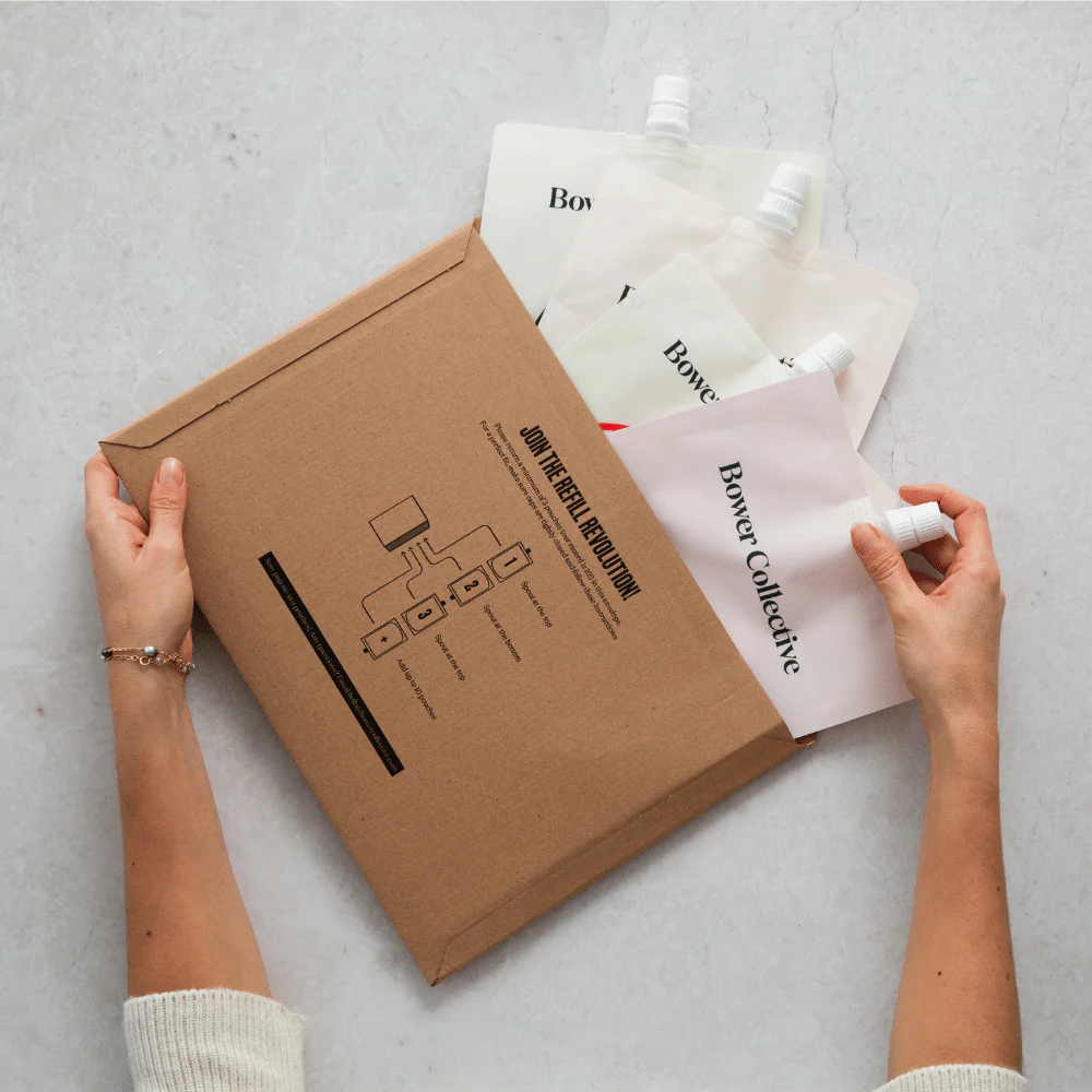 Bower Shampoo Refill – Dahlia & Vanilla 1L - Image 8