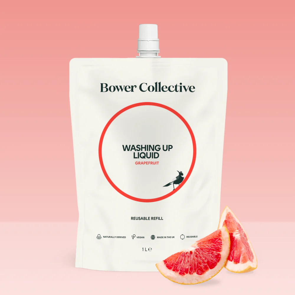 Bower Washing Up Liquid Refill - Grapefruit 1L - Image 4