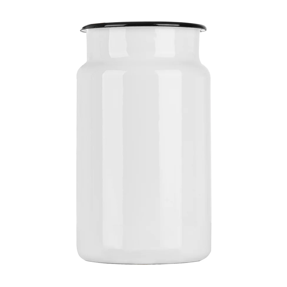 Enamel Toilet Brush Holder & Plastic-Free Toilet Brush - Image 4