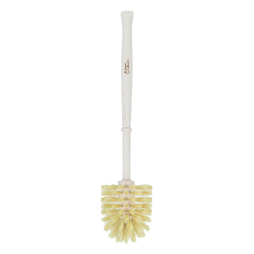 Enamel Toilet Brush Holder & Plastic-Free Toilet Brush - Image 5