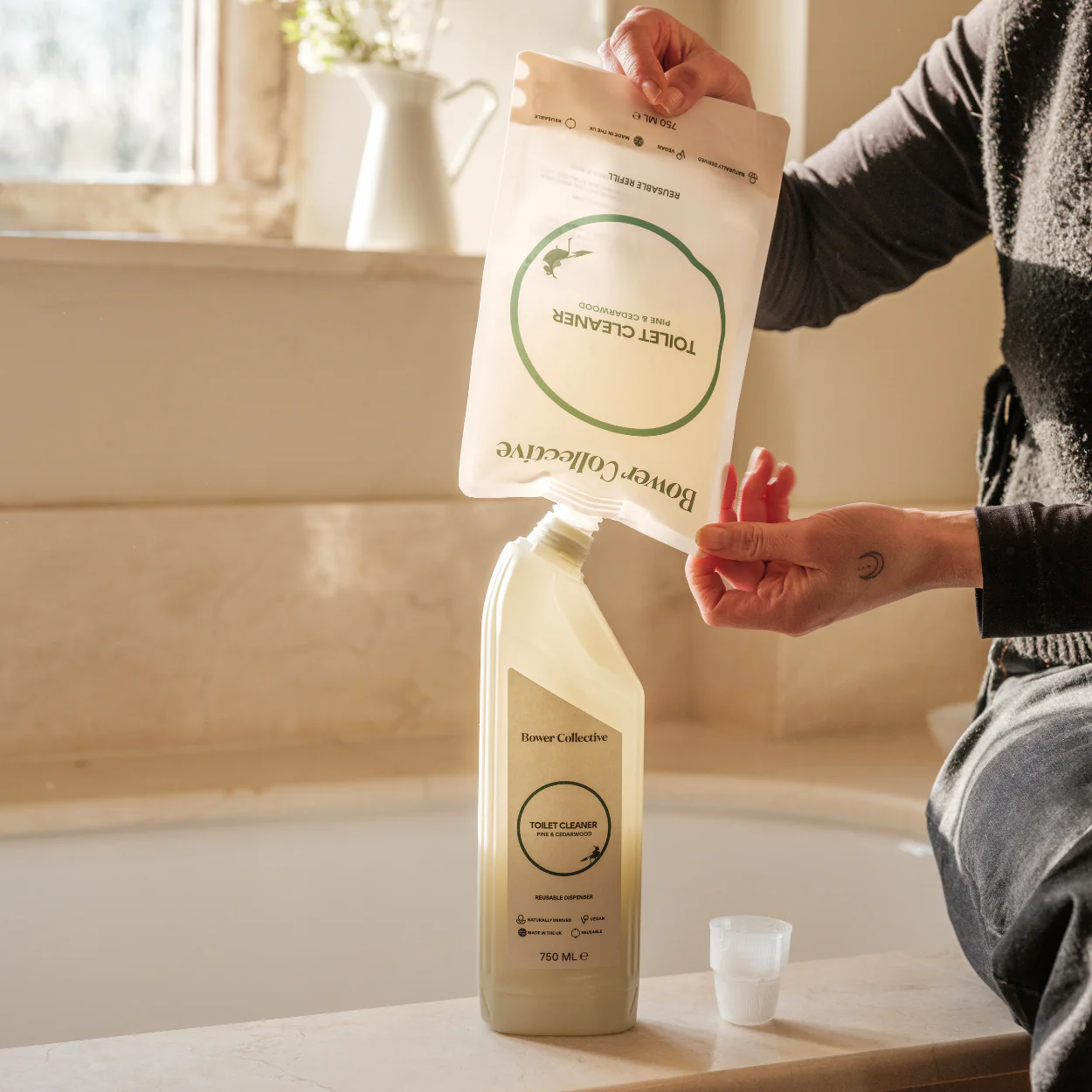 Bower Toilet Cleaner Refill – Pine & Cedarwood - Bag in Box - 5L - Image 5