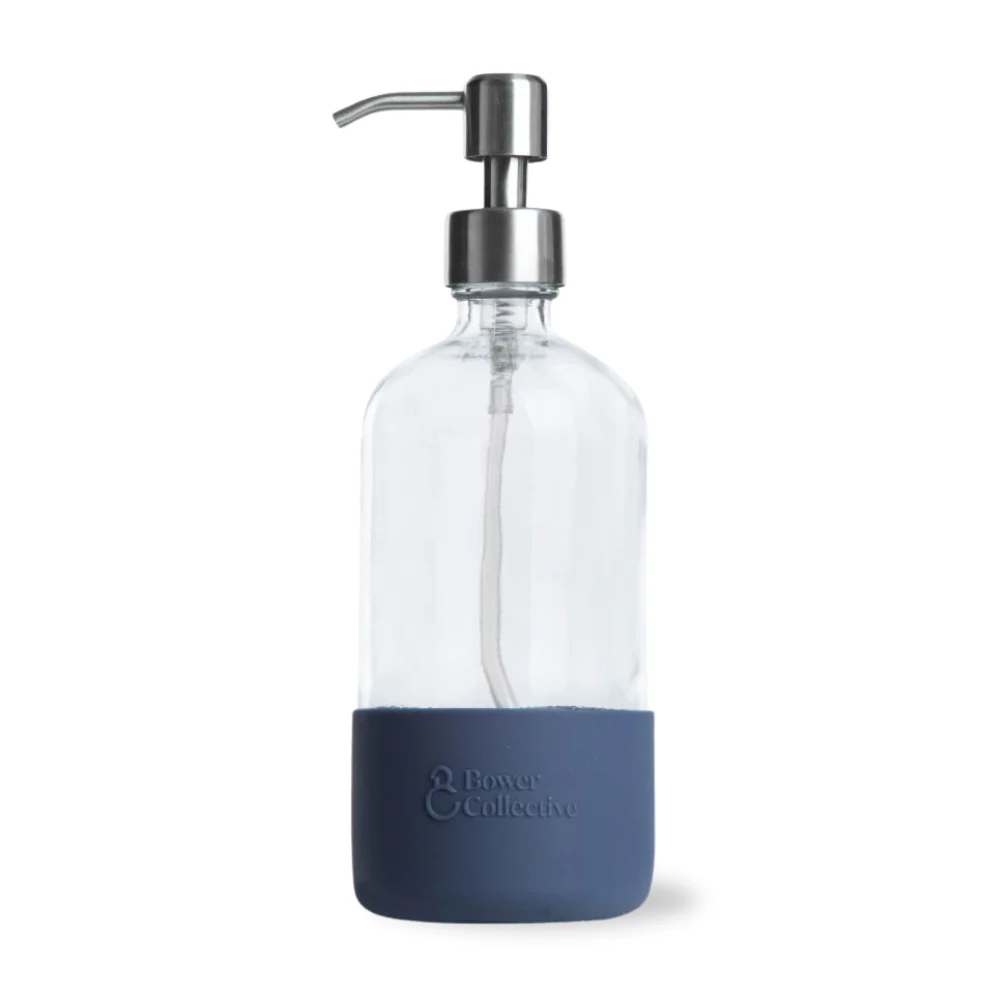 Reusable Glass Pump Dispenser with Silicone Sleeve - 500ml - Image 7