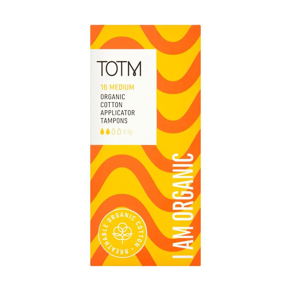 TOTM Organic Cotton Applicator Tampons – Light, Regular, Super, Super Plus - Image 3