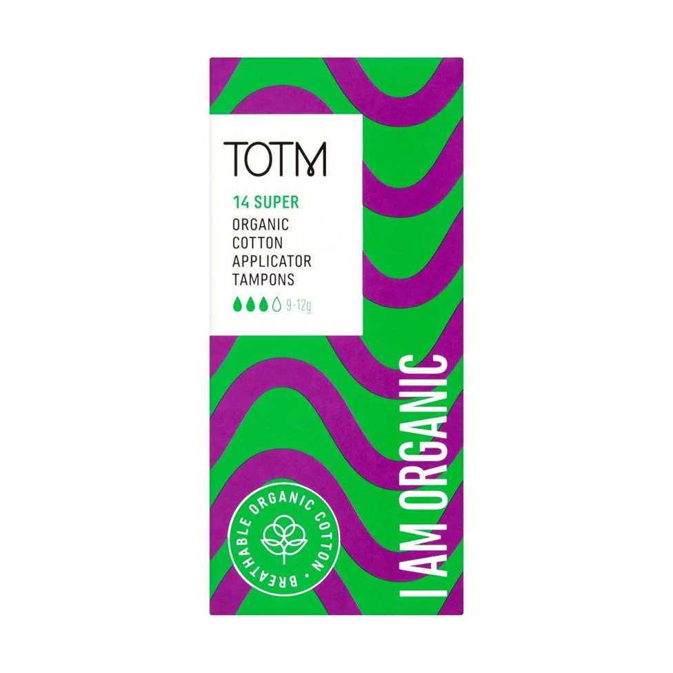 TOTM Organic Cotton Applicator Tampons – Light, Regular, Super, Super Plus - Image 4